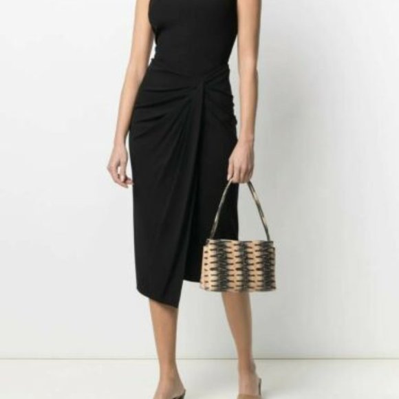 NWT PINKO draped midi skirt- size M